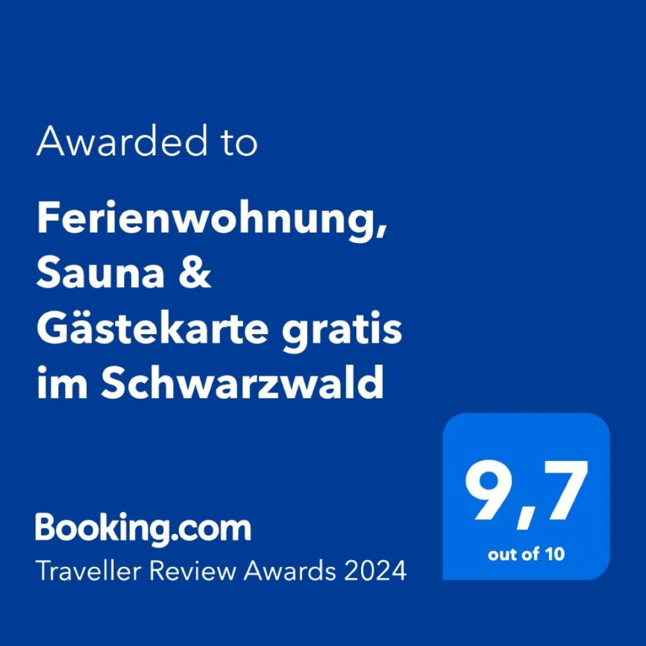 Ferienwohnung, Sauna & Gaestekarte Gratis Im Schwarzwald Байерсброн Екстериор снимка